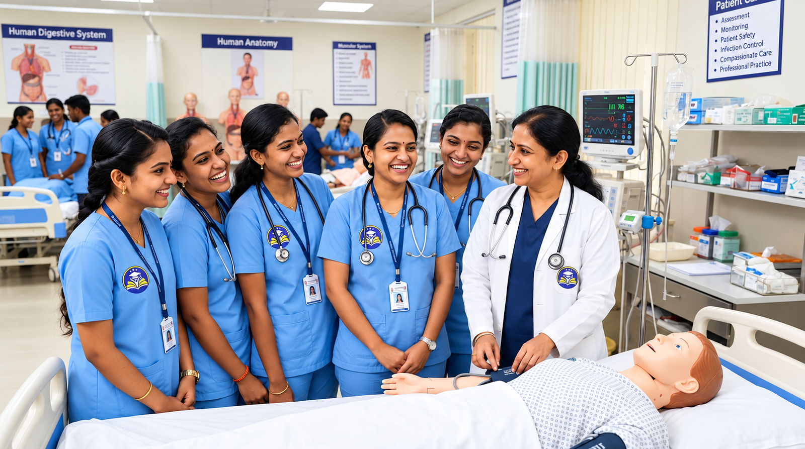 Students learning at Hope Educational Institution